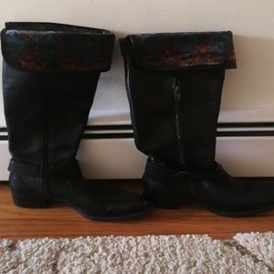 Leather boots